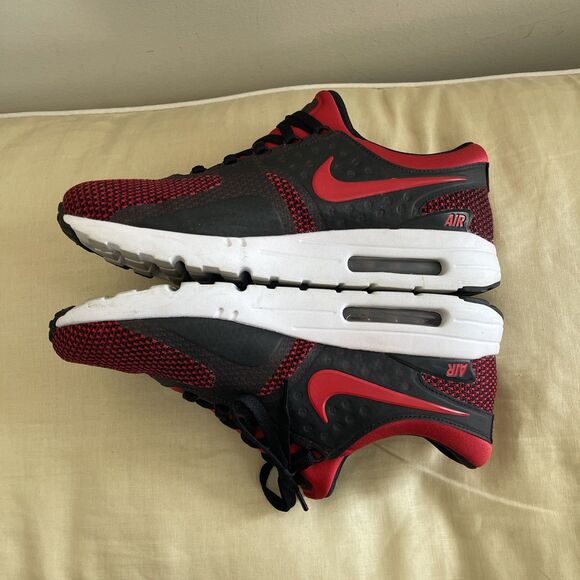 Nike Air Max Zero Essential \'Bred\' shoes sneakers Red Black US 10 main image 4